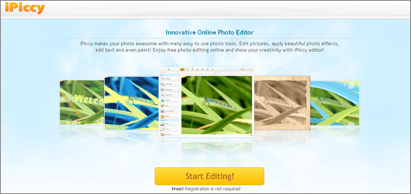 ipiccy free photo editor online